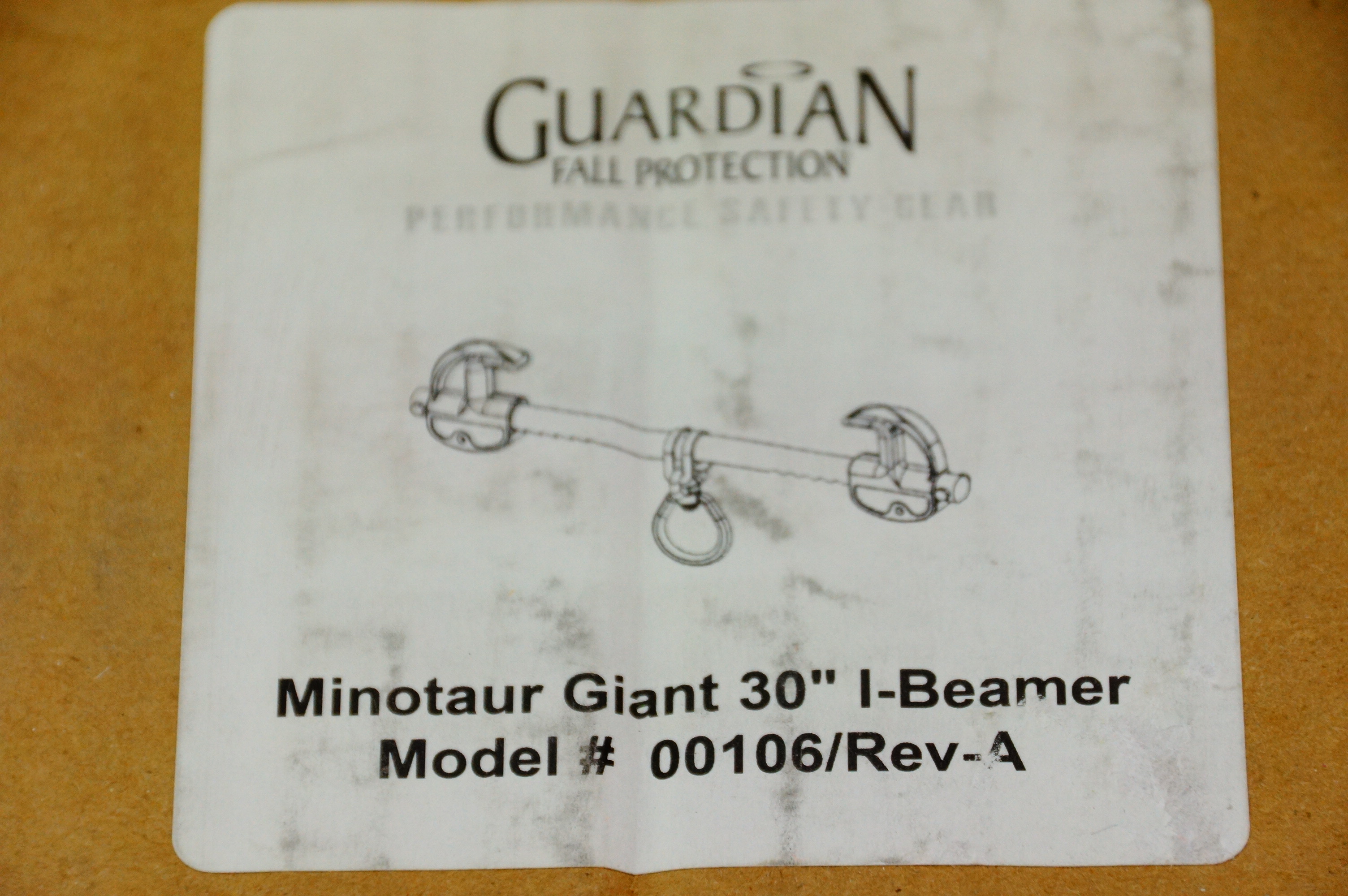 Genuine Guardian Minotaur Beamer Anchor Fall Protection 5k Breaking Strength - image 10