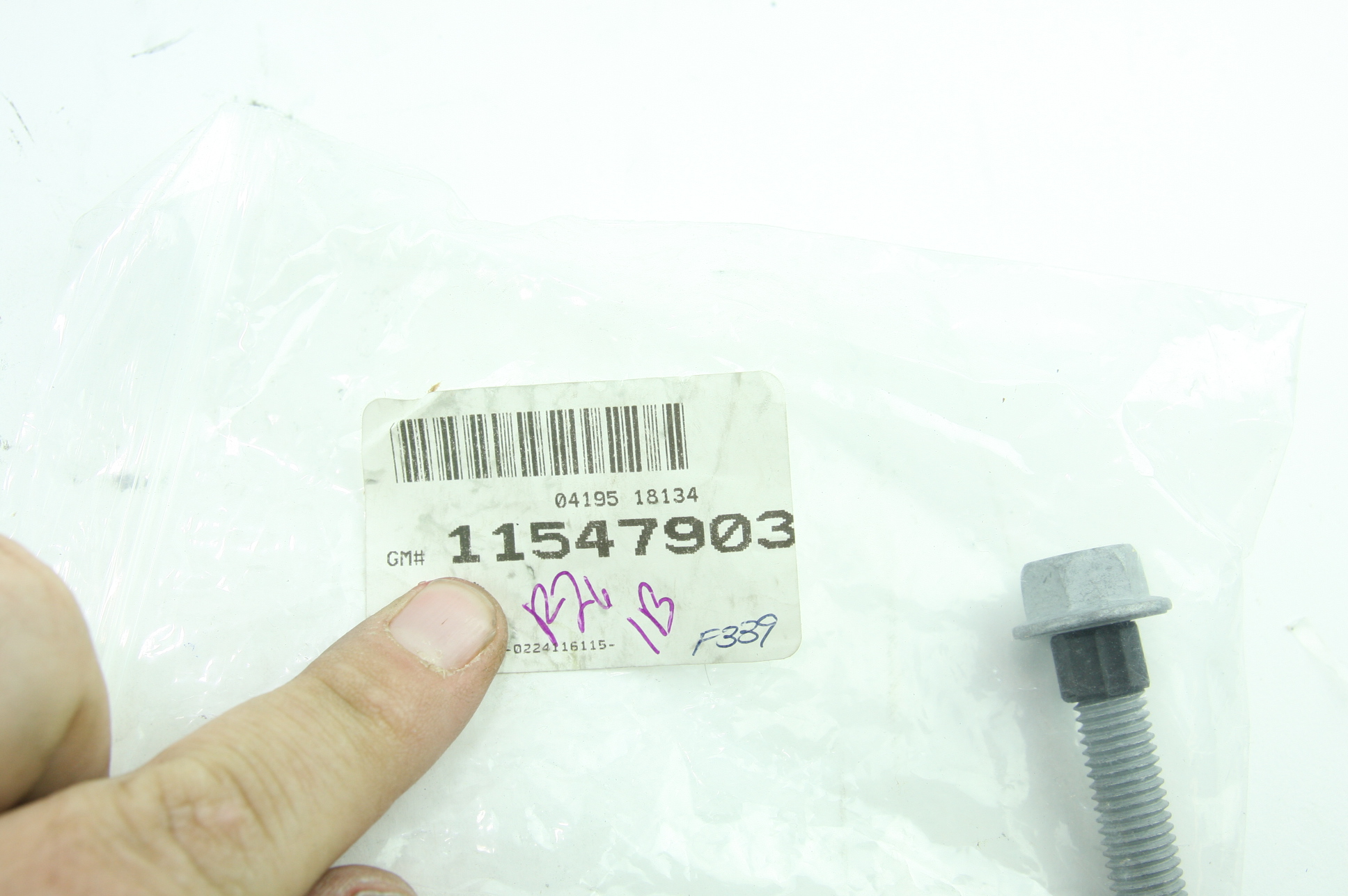 **** New OEM 11547903 Genuine GM Bolt Fast Free Shipping - image 2