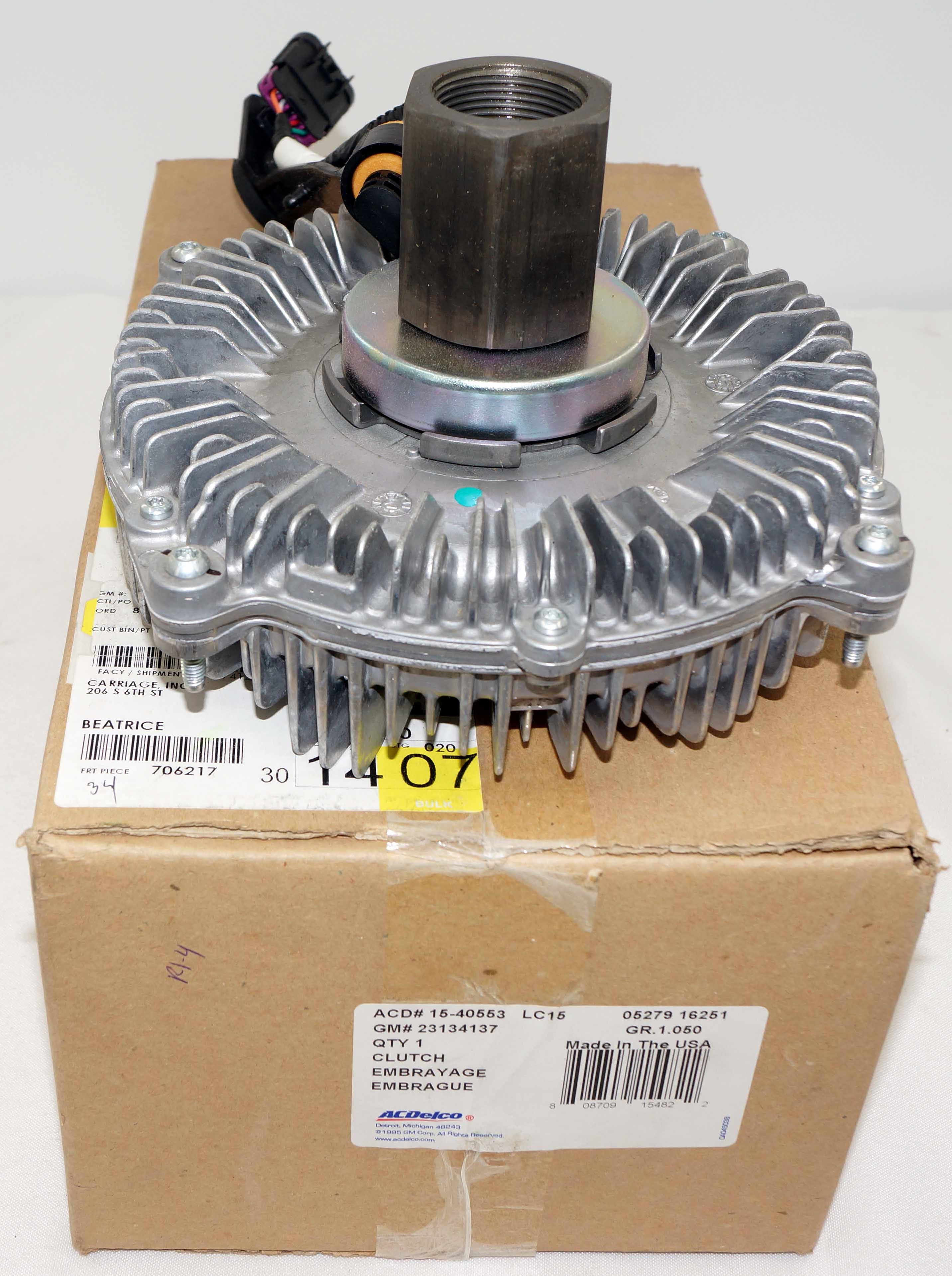 Genuine ACDelco OEM 15-40553 Engine Radiator Cooling Fan Clutch GM 23134137 - image 3