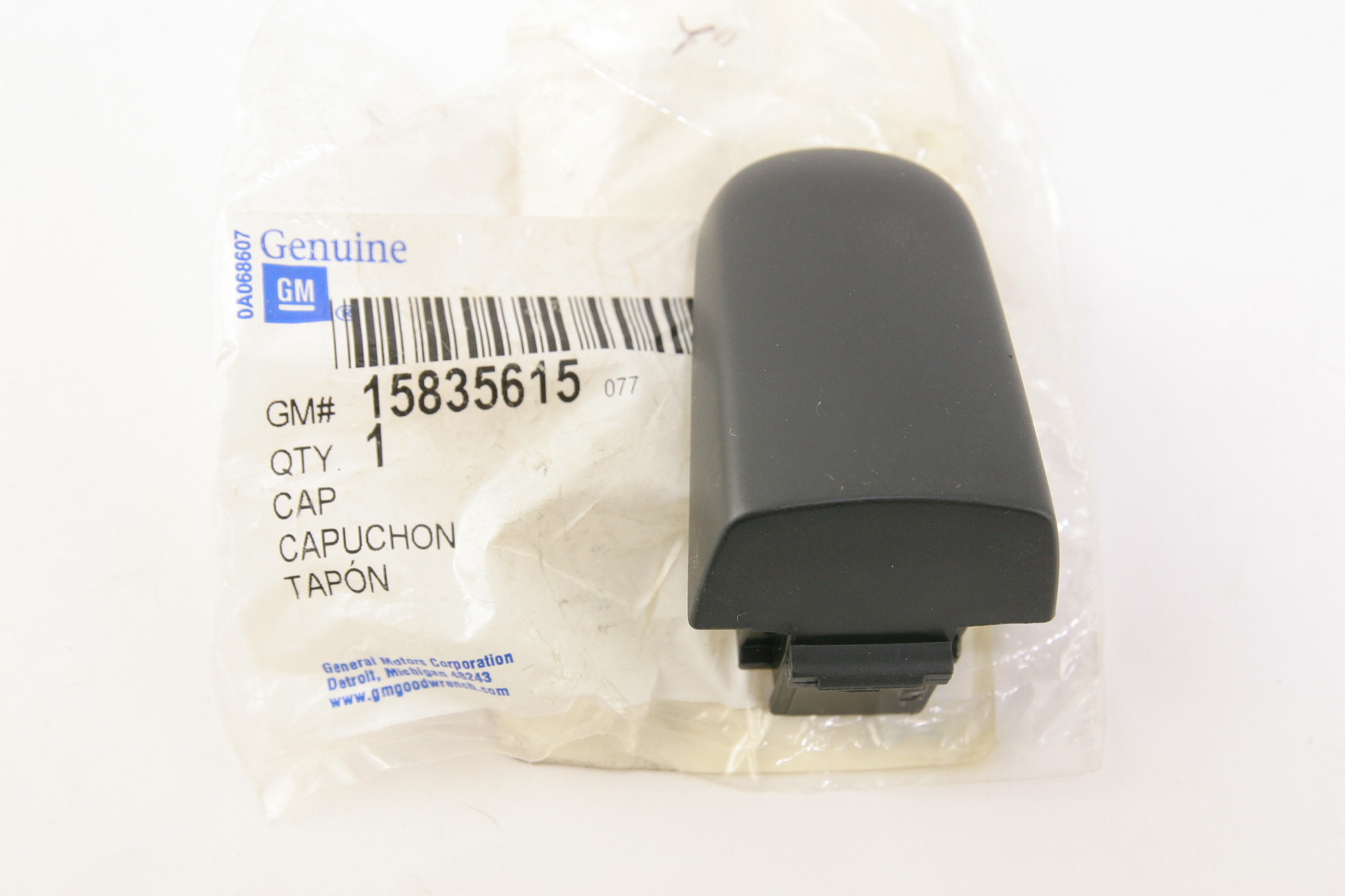 *~ New Genuine GM OEM 15835615 Lock Hardware Rear Door Handle Outside Cap - image 1