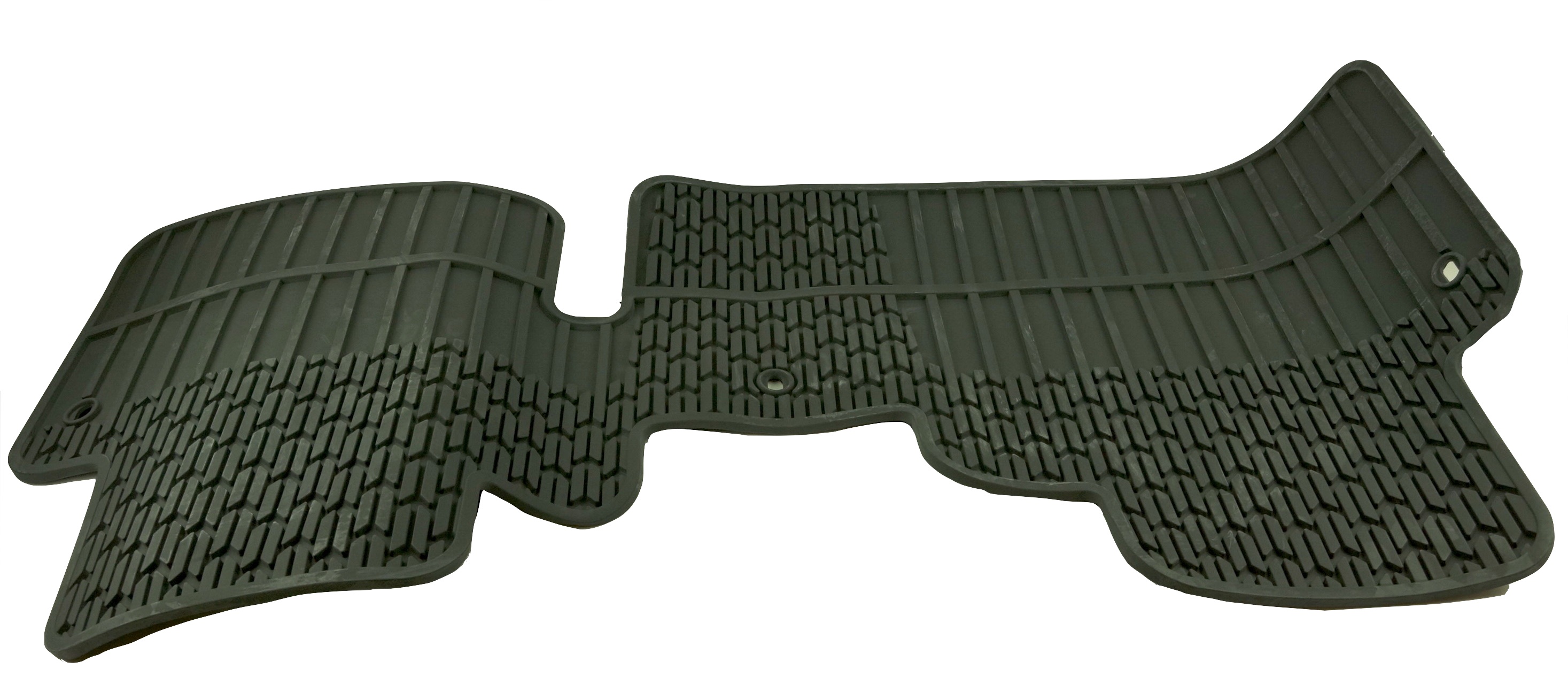 * New OEM GM 22890401 All Weather Black Mat 09-17 Traverse 2nd Row Split Bench - image 1