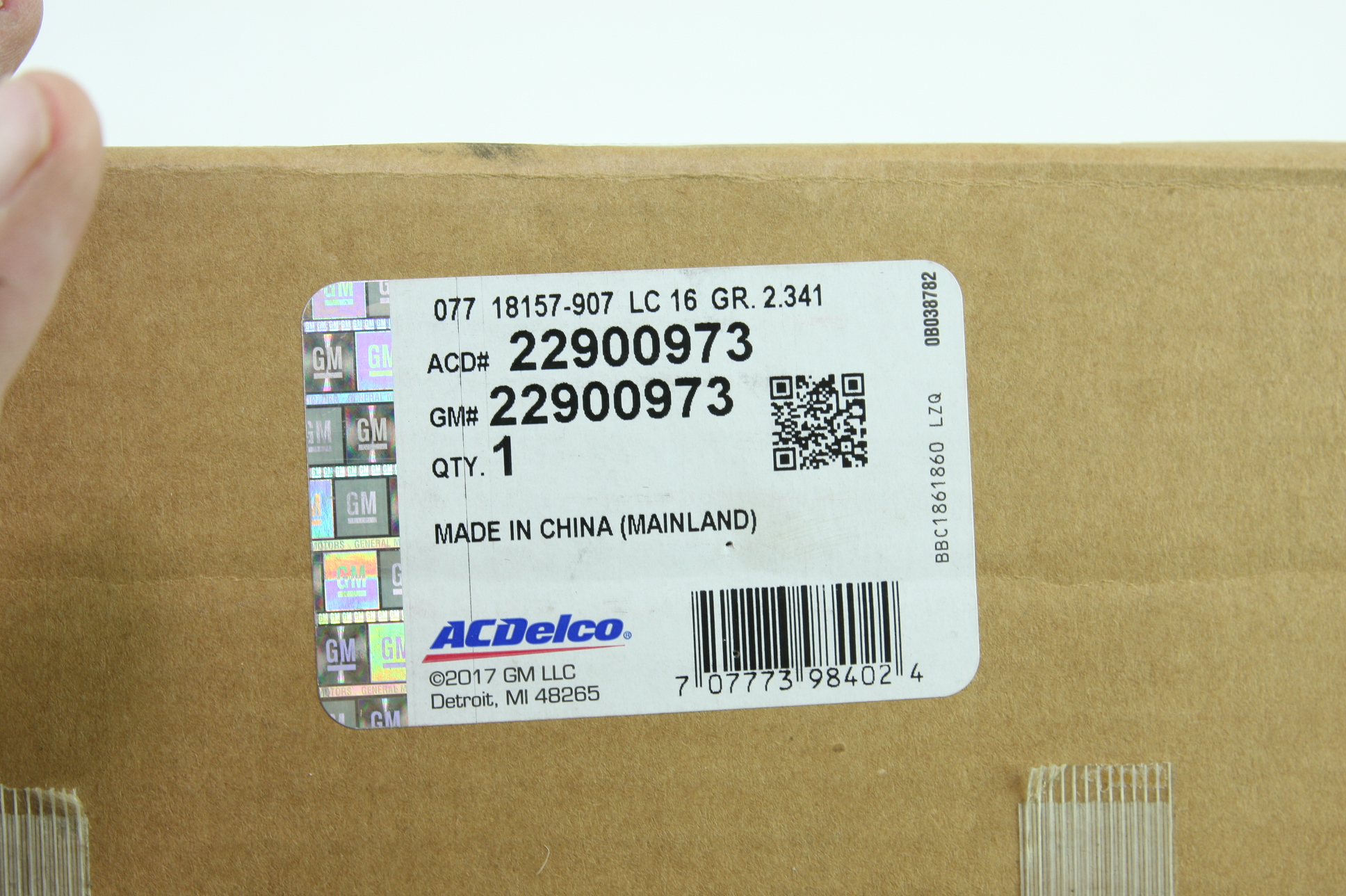 *** New Genuine OEM ACDelco Battery Negative Cable GM 22900973 Free Shipping - image 2