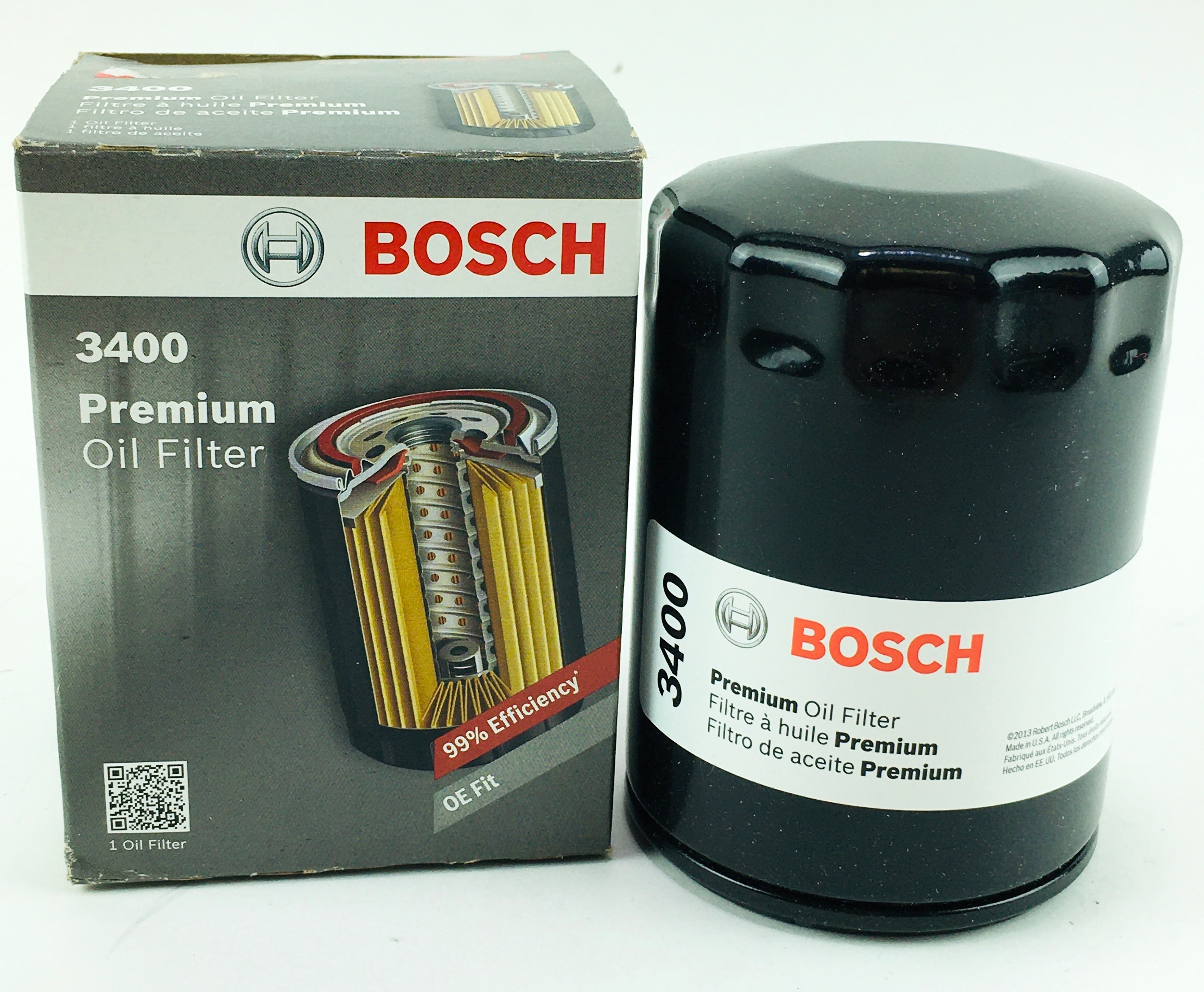 Lot of 6 New Genuine Bosch 3400 Premium Spin-On Engine Oil Filters Free Shipping - image 3