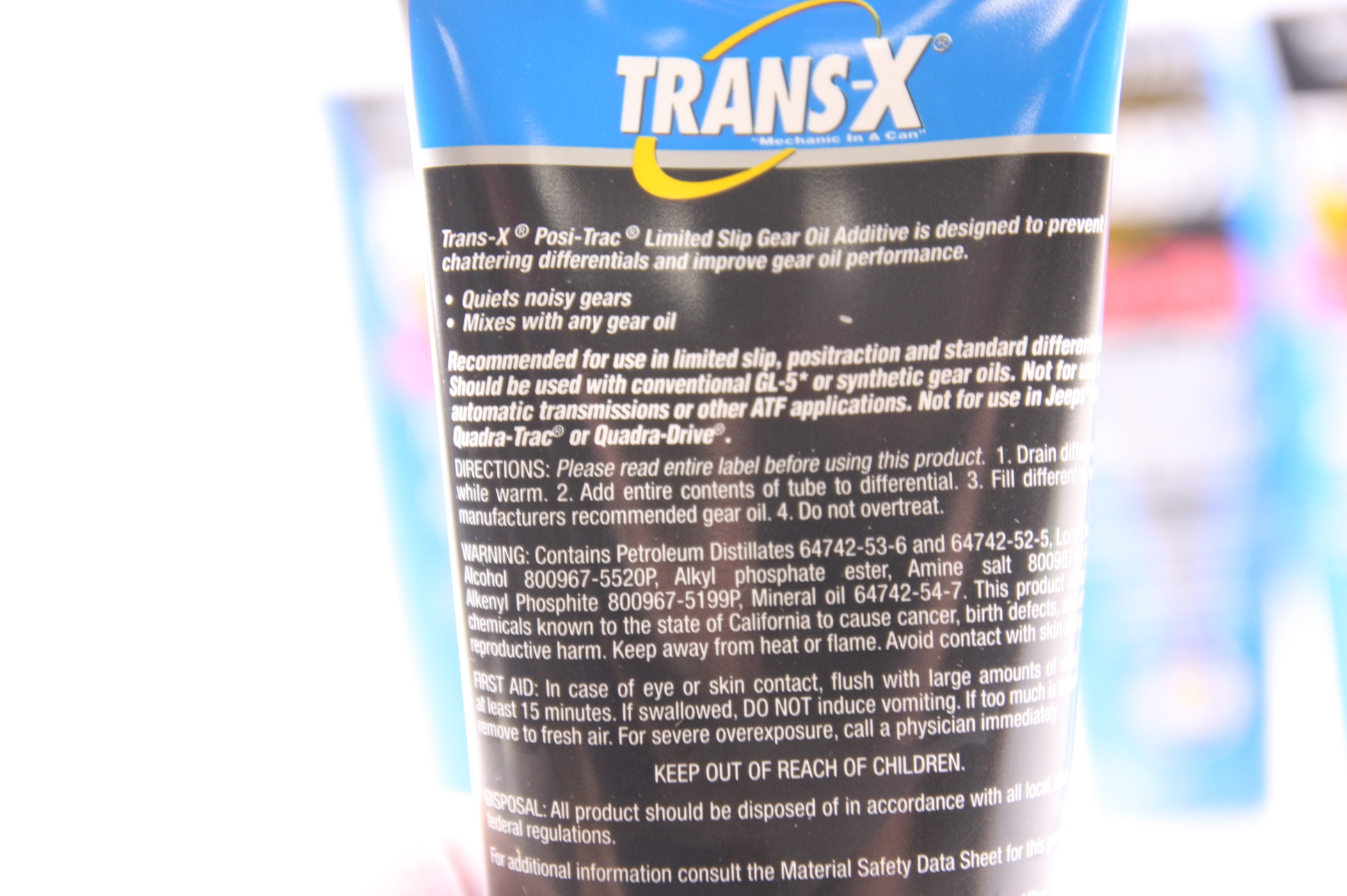 * New 6 Pack CRC 402508 Trans-X Posi-Trac Limited Slip Gear Oil Additive 7 fl oz - image 6