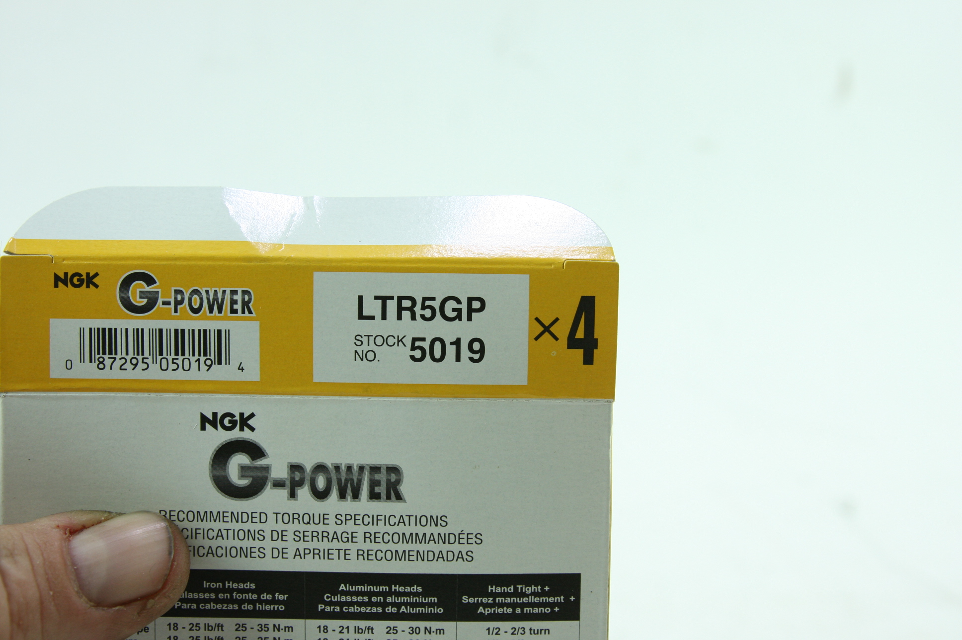 Set of 5 New NGK 5019 Spark Plug - G-Power Platinum Allow LTR5GP Free Shipping - image 2