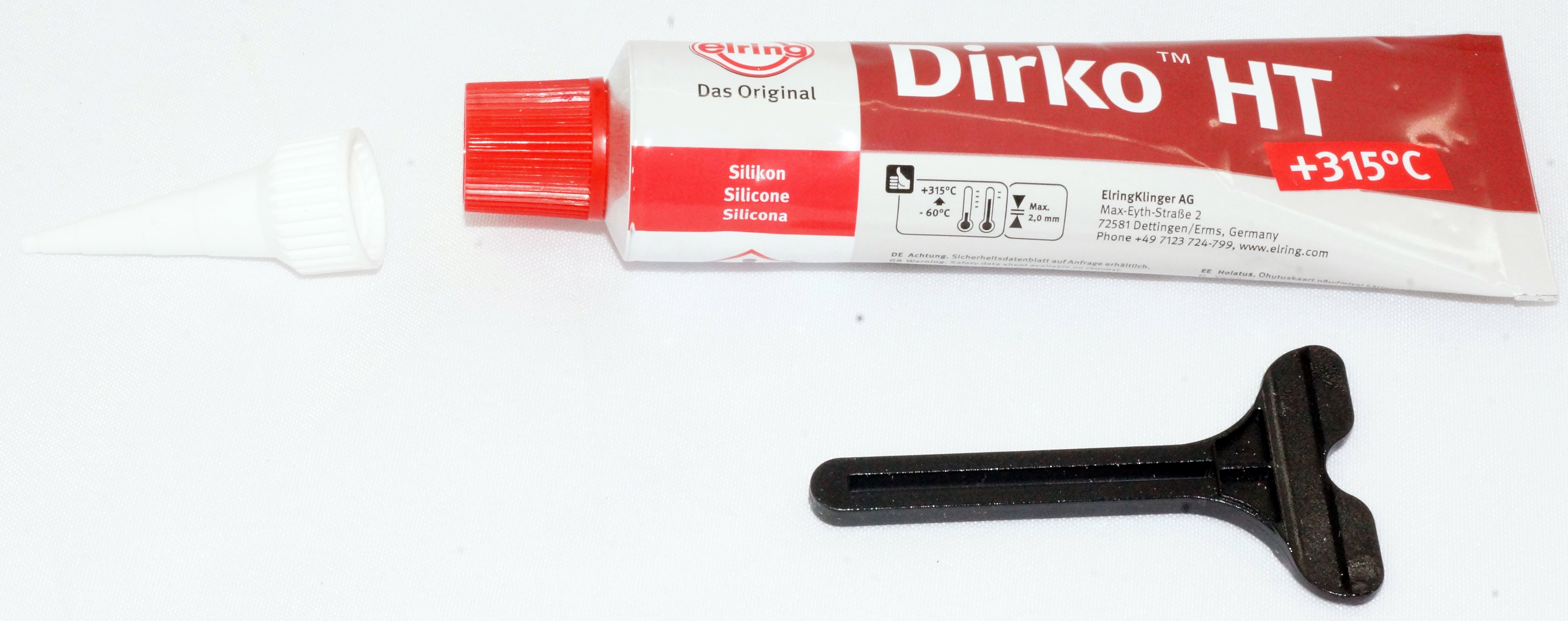 Elring Dirko HT Sealant Red to 315 Degree 70ml Silicone Engine