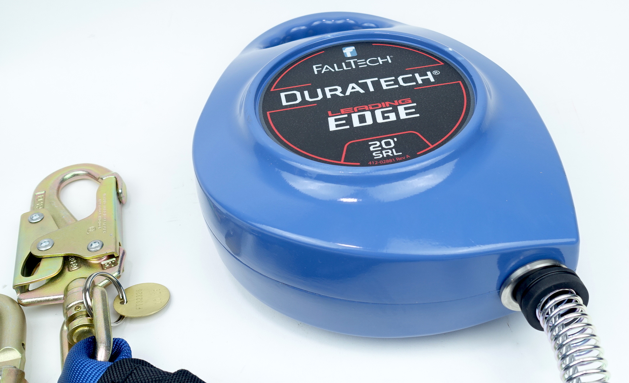 FallTech 20' Leading Edge 7/32" Cable SRD DuraTech Steel Swivel Snaphook 7227CLE - image 9
