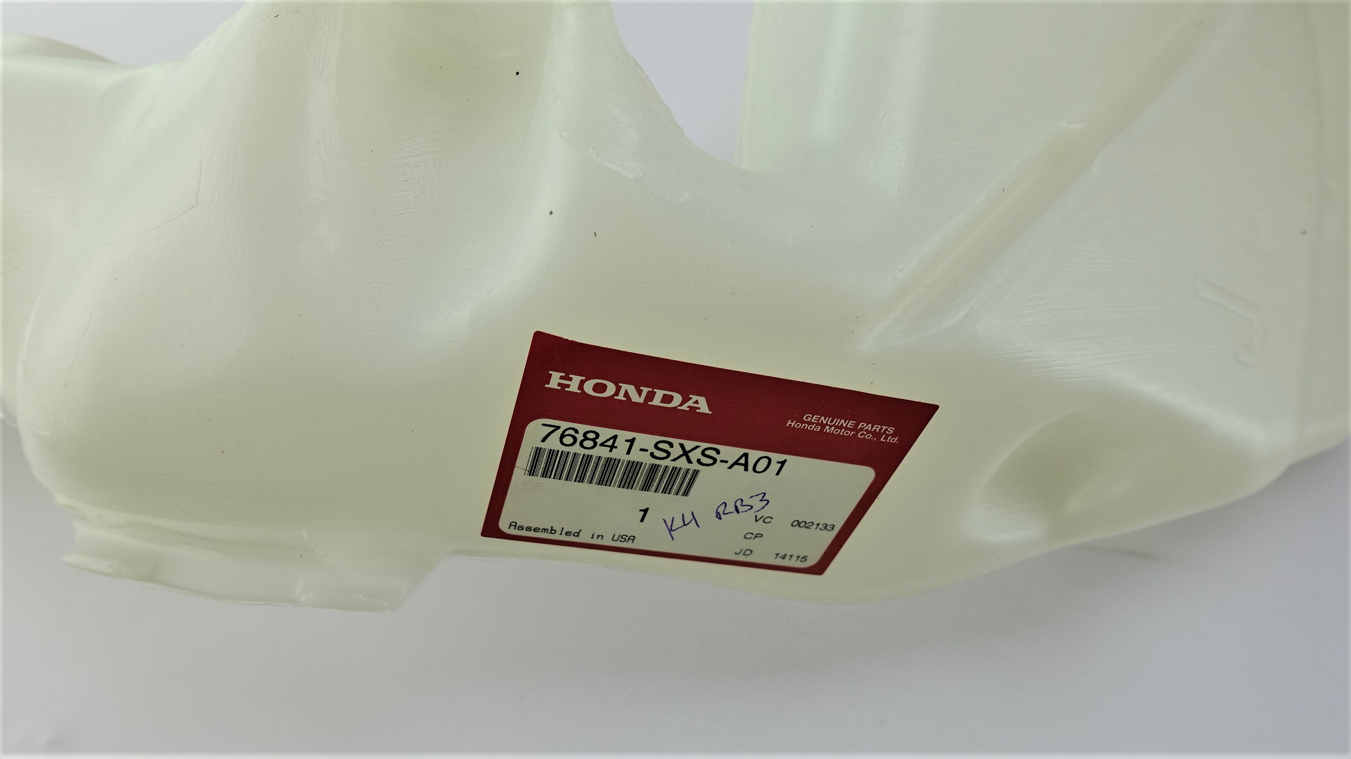 New Genuine Honda OEM 76841SXSA01 WINDSHIELD WASHER TANK WITHOUT PUMP - image 5