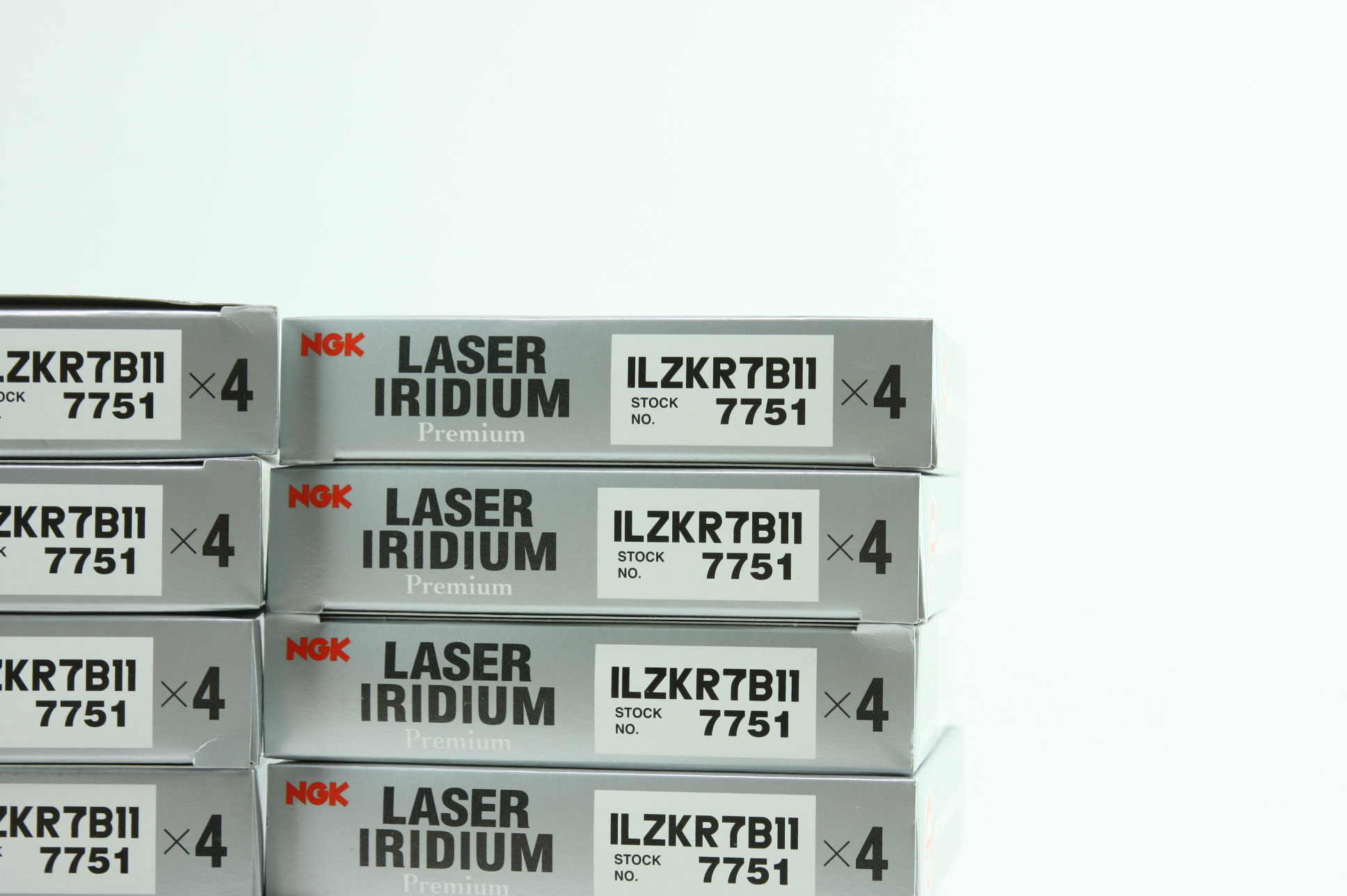 New Set of 120 (Case) NGK 7751 ILZKR7B11 Laser Iridium and Platinum Spark Plugs - image 4