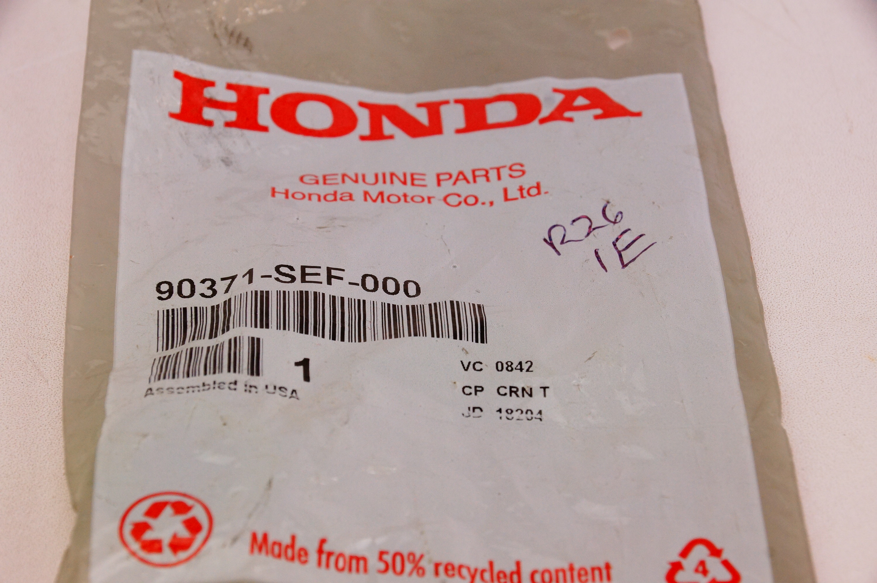 Genuine OEM 90371-sef-000 Honda Nut Flange 12 mm  Fast Free Shipping - image 5