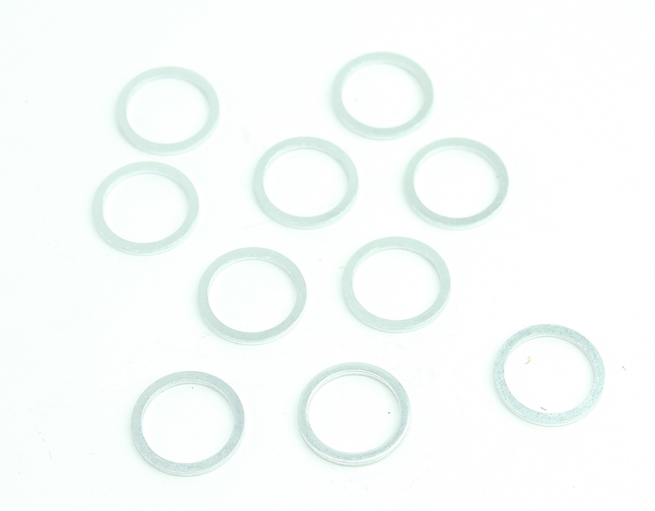 ** Pack of 10 - Oil Drain Plug Gasket Washer Aluminum 14 x 18 x 1.5 mm - image 1