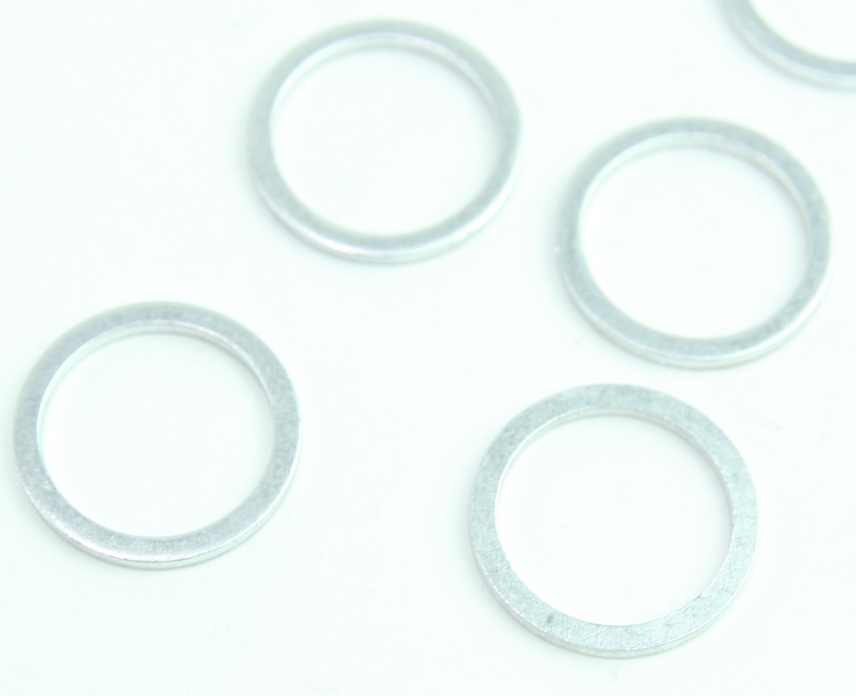 ** Pack of 10 - Oil Drain Plug Gasket Washer Aluminum 14 x 18 x 1.5 mm - image 5