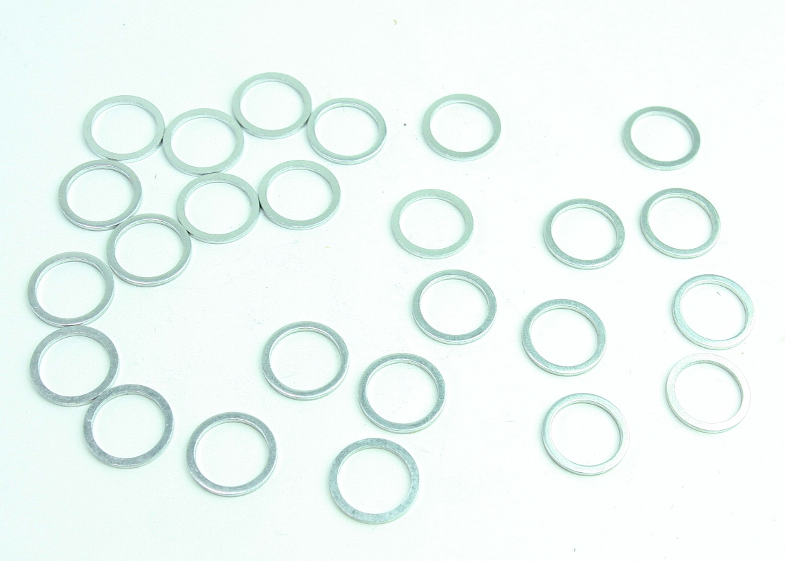 ** Pack of 25 - Oil Drain Plug Gasket Washer Aluminum 14 x 18 x 1.5 mm - image 1