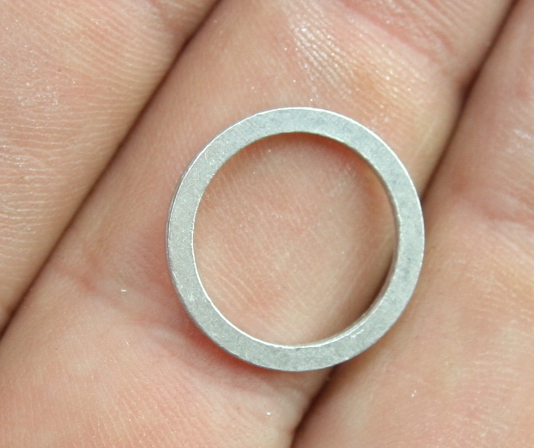 New [1] Oil Drain Plug Gasket Washer Aluminum 14 x 18 x 1.5 mm Free Shipping - image 1