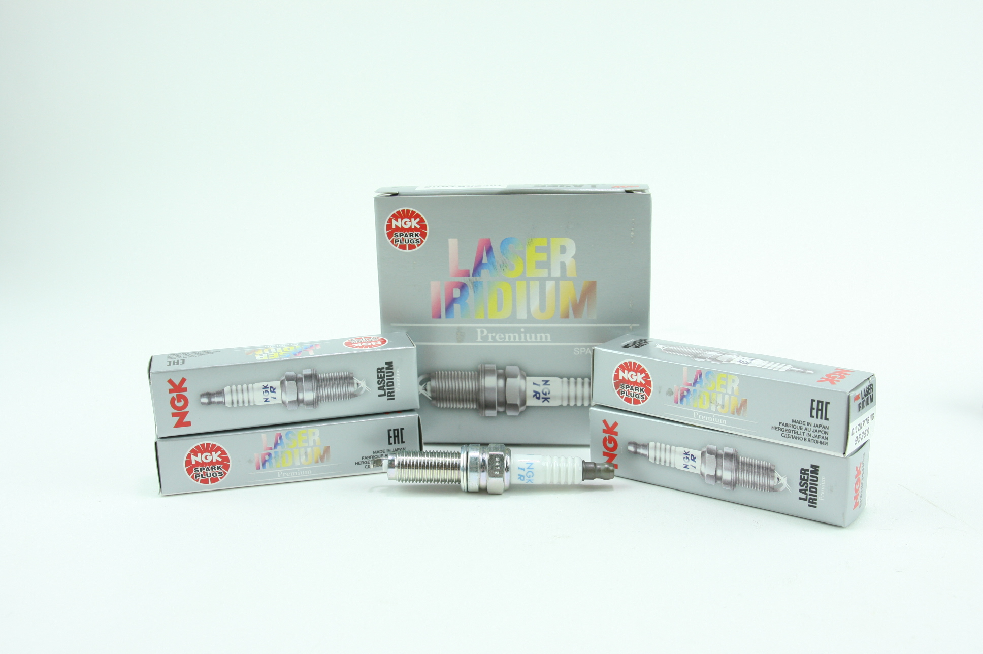 Set of 4 New NGK 95350 Laser Iridium Spark Plugs DILZKR7B11G Fast Free Shipping - image 1