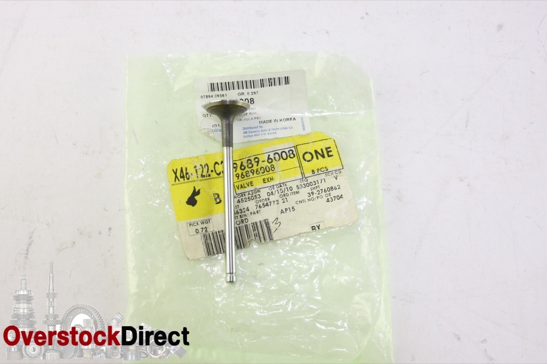 **~ New OEM 96896008 GM Valve Intake Exhaust Engine Exhaust Valve Free Shipping - image 1
