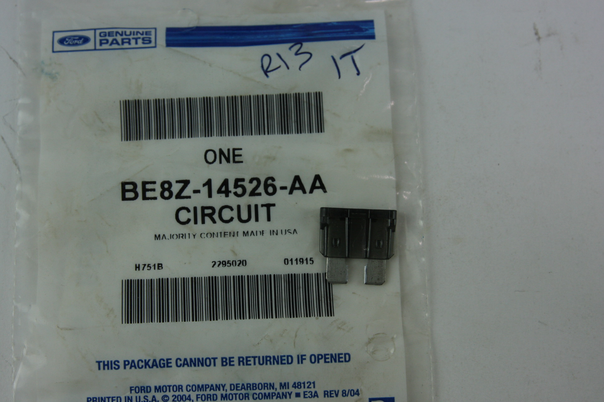 **** New OEM Ford BE8Z14526AA CIRCUIT BREAKER ASY FUSE Fast Free Shipping - image 1