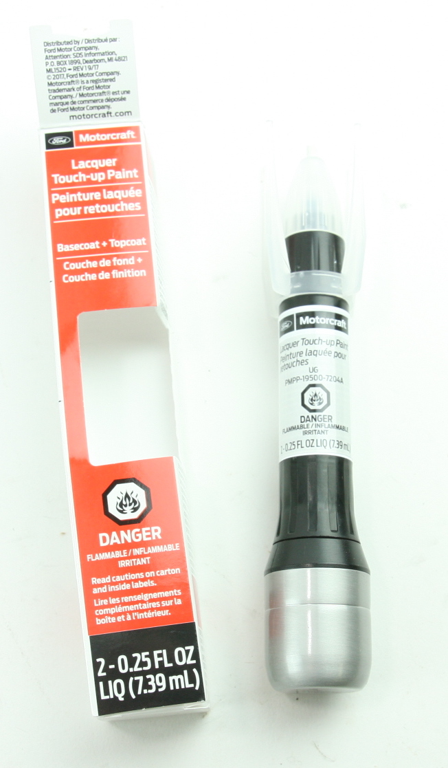 OEM Ford Lincoln Touch Up Paint Pearl White Code UG w/ Clear Coat