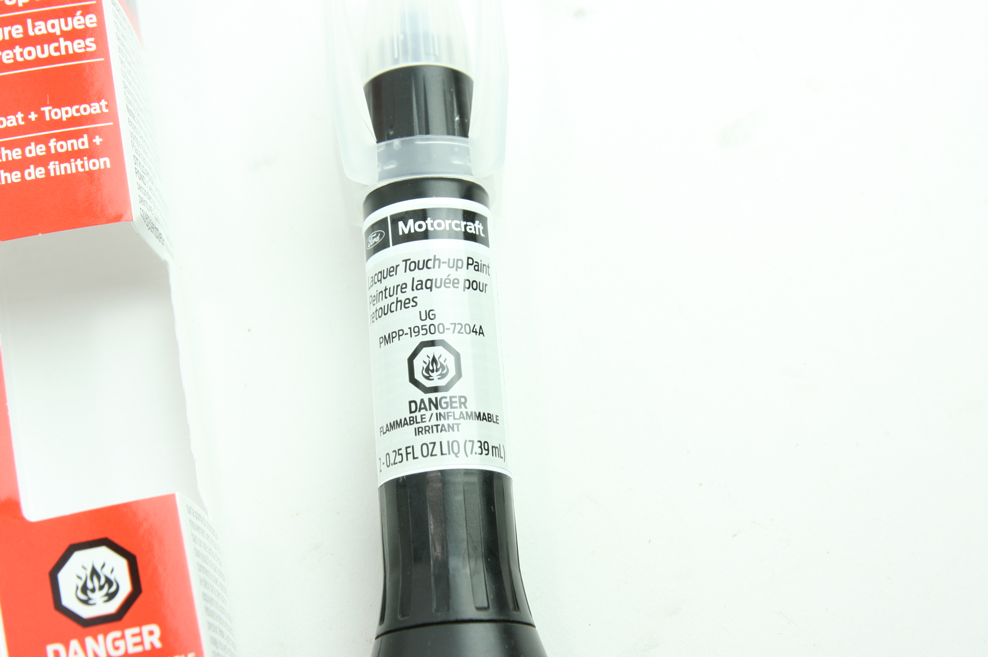 OEM Ford Lincoln Touch Up Paint Pearl White Code UG w/ Clear Coat