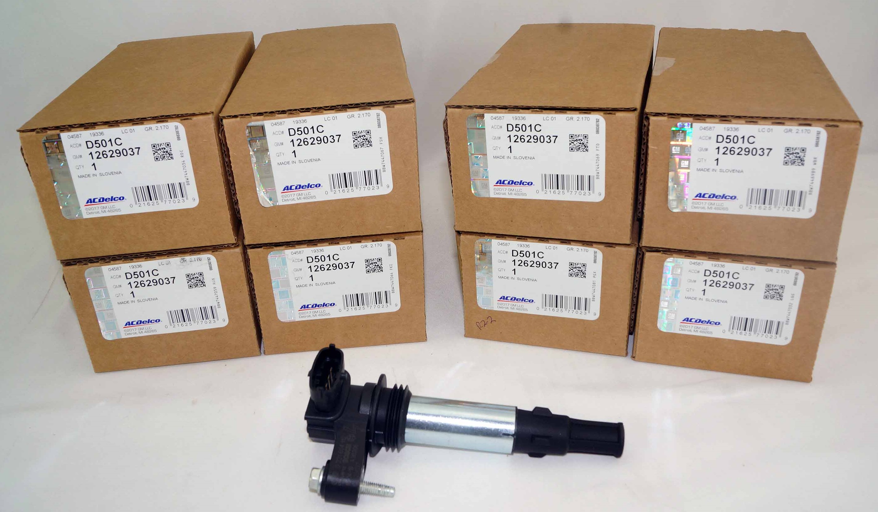 Set of 8 Genuine OEM ACDelco D501C GM12629037 Ignition Coil - image 1