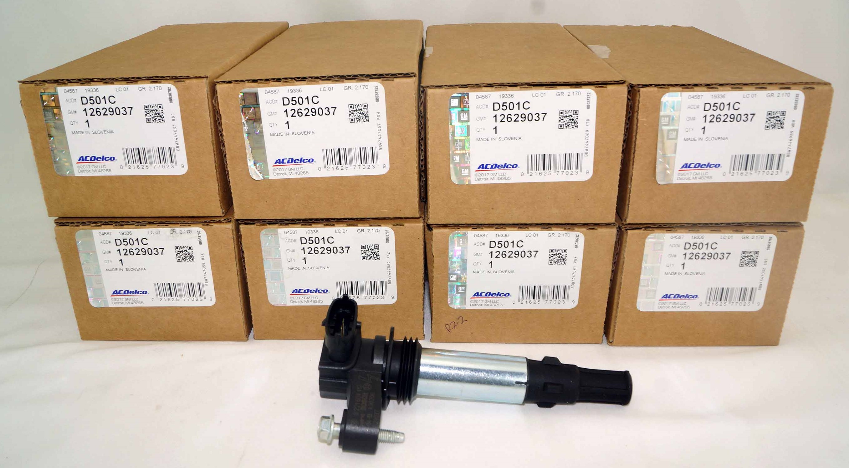 Set of 8 Genuine OEM ACDelco D501C GM12629037 Ignition Coil - image 8