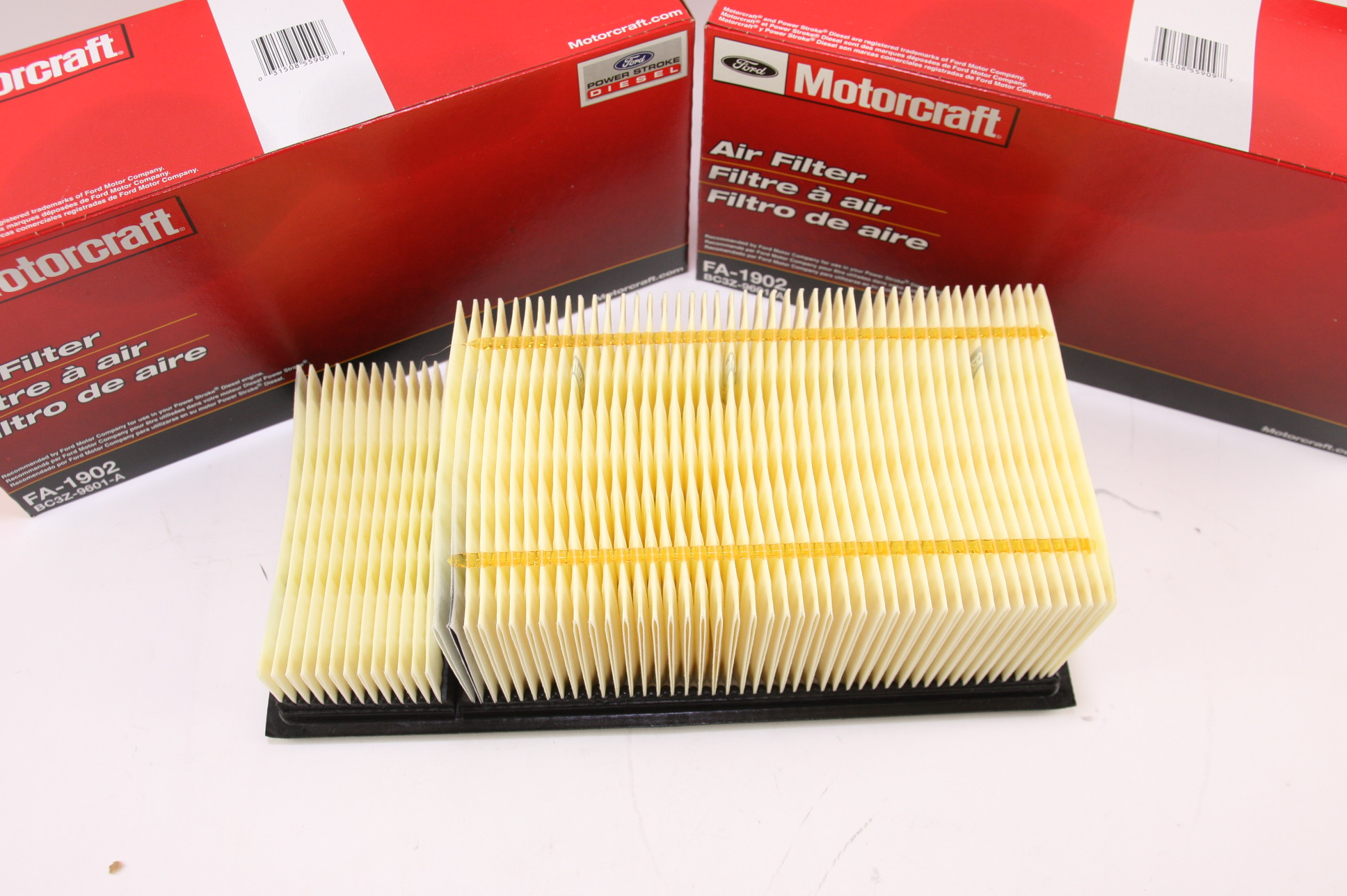 Pair of OEM Motorcraft FA1902 Ford BC3Z9601A 6.7L Powerstroke Diesel Air Filter - image 6