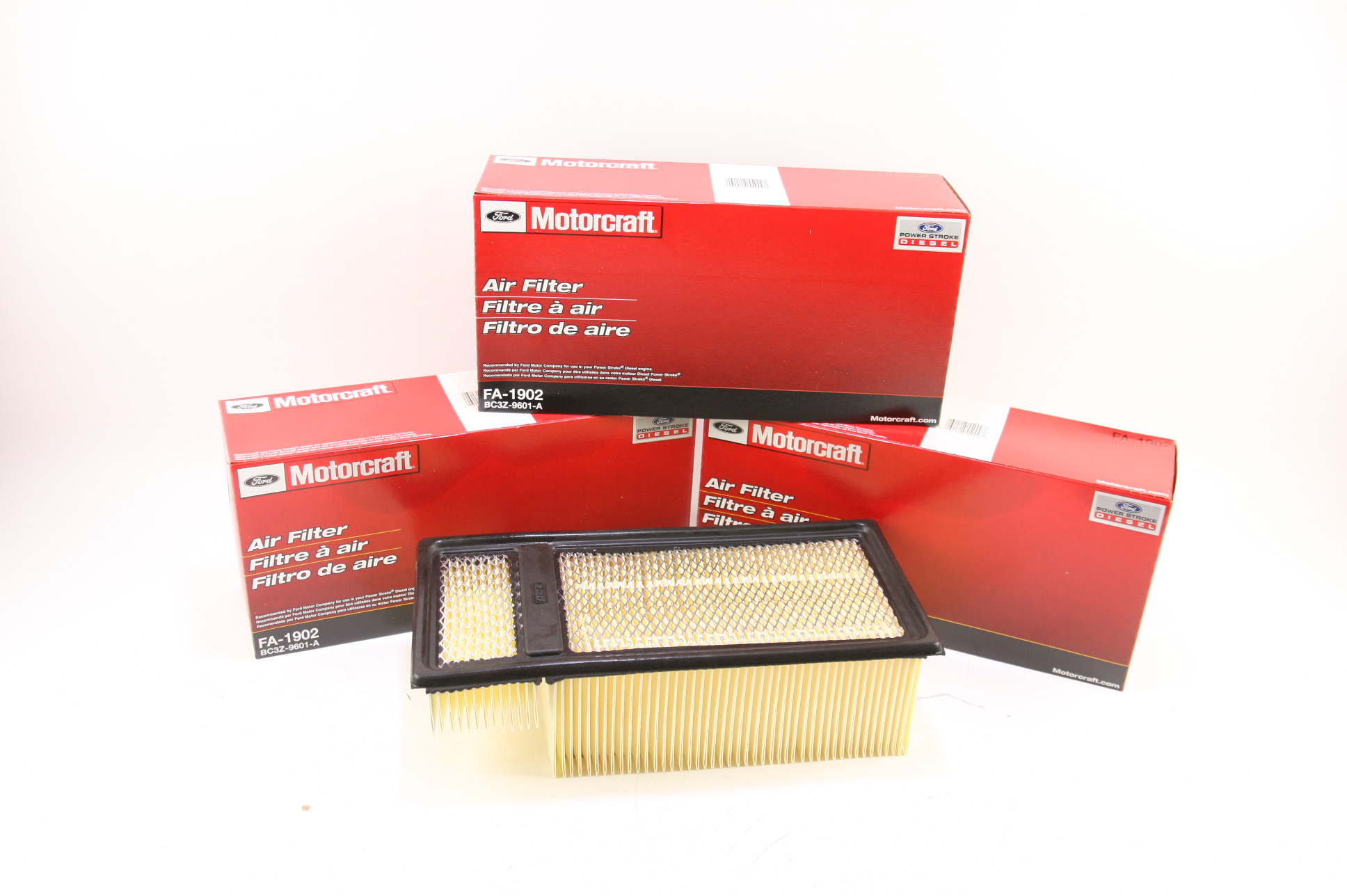 Set of 3 OEM Motorcraft FA1902 Ford BC3Z9601A 6.7L Powerstroke Diesel Air Filter - image 1