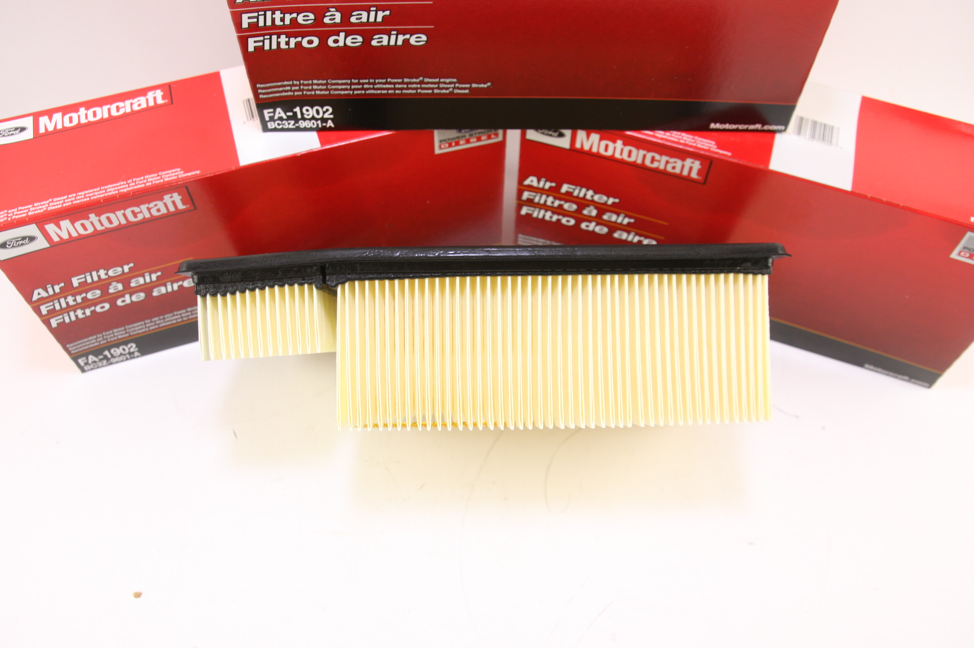 Set of 3 OEM Motorcraft FA1902 Ford BC3Z9601A 6.7L Powerstroke Diesel Air Filter - image 5