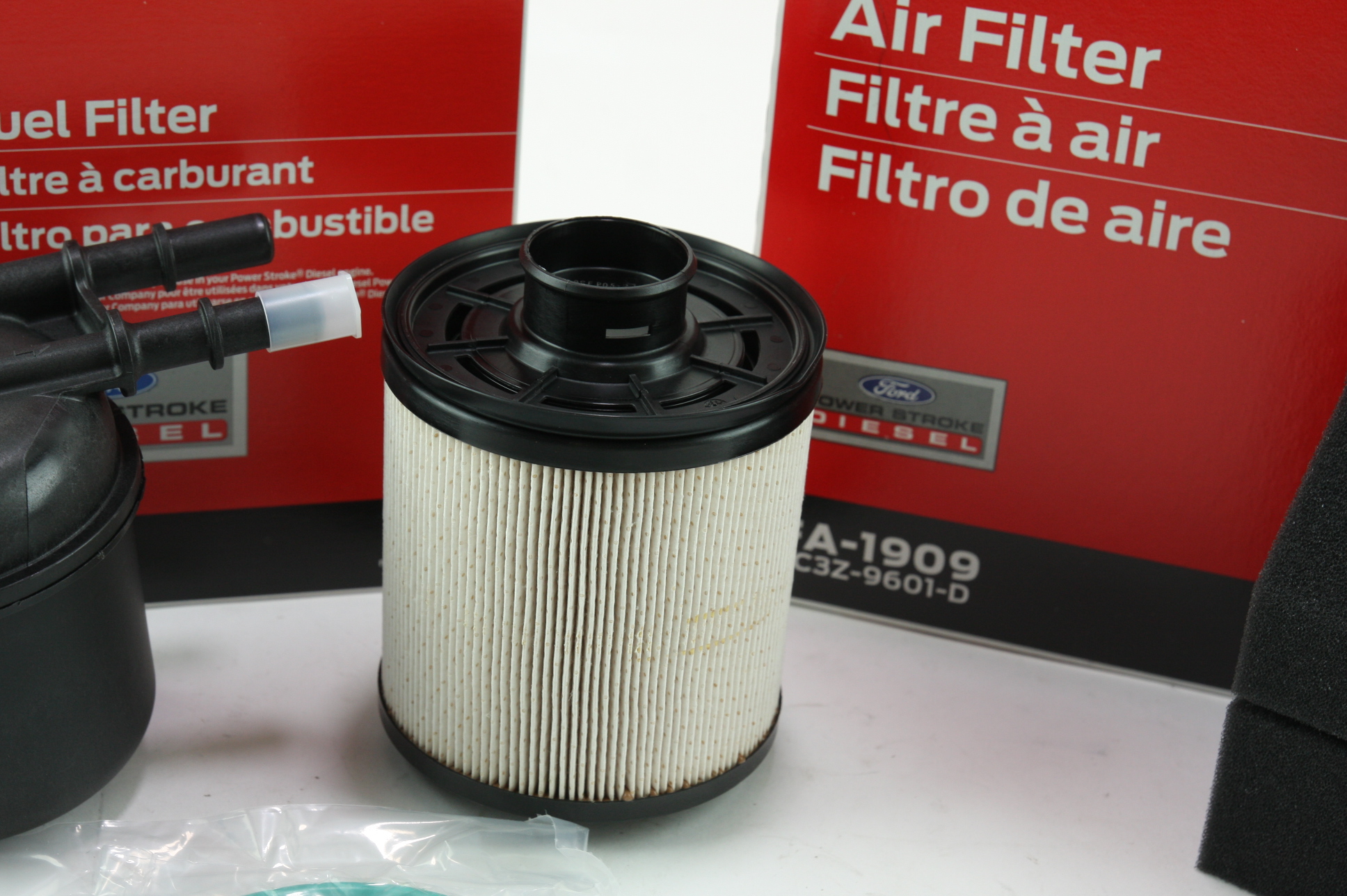* Diesel Fuel & Air Filter Kit Motorcraft FD4615 FA1909 Genuine OEM Ford Filters - image 3