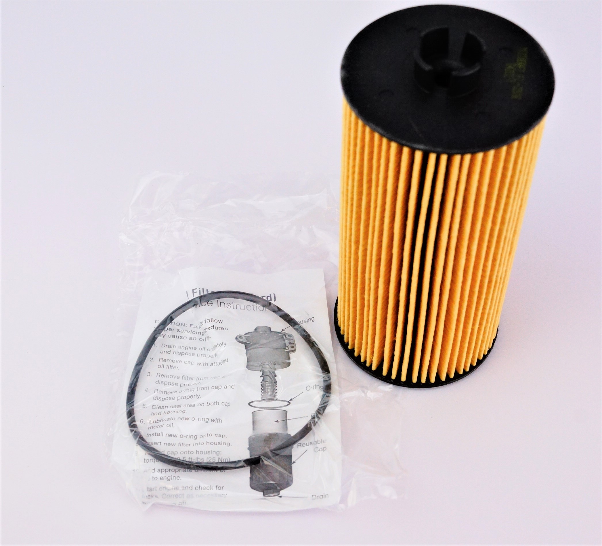 2 Pack Genuine Motorcraft EC781 & FL2016 Engine Oil Filter Kit w/ Cap and Gasket - image 6