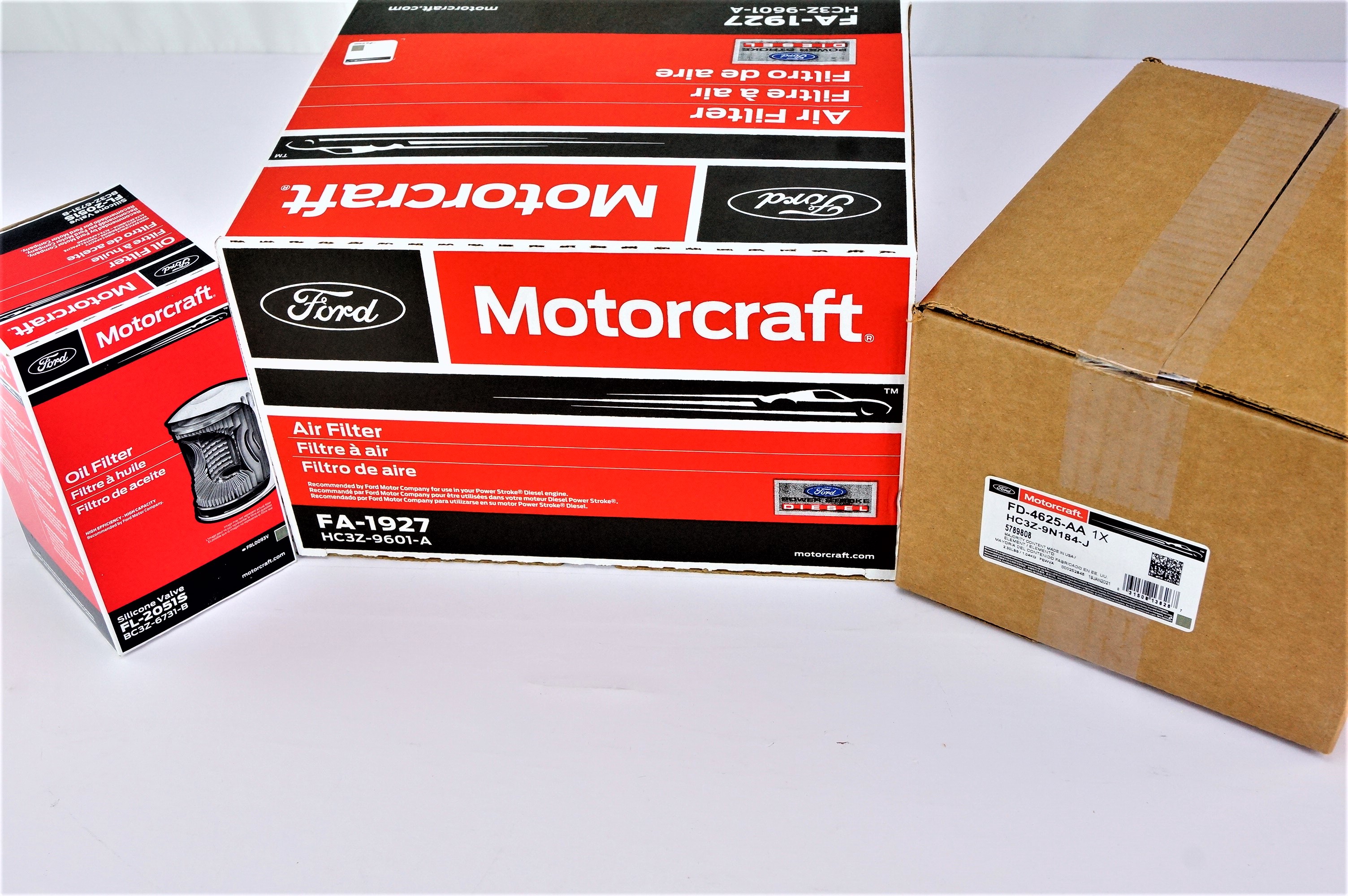 Genuine OEM Motrcraft Diesel Filter Kit FD4625AA FA1927 FL2051S for Powerstroke - image 12