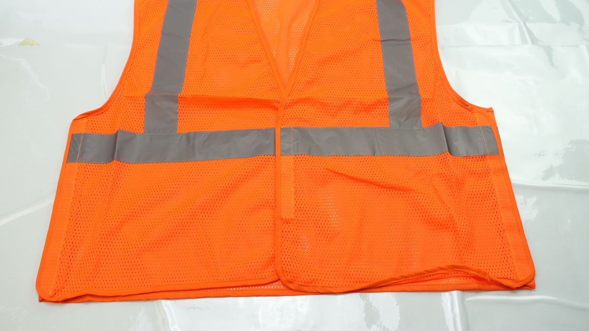 Glove Connection Vest Safety Hi Vis Orange Mesh Size Large Class 2 Level 2 - image 4