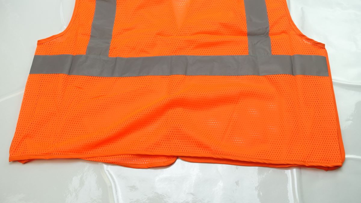 Glove Connection Vest Safety Hi Vis Orange Mesh Size Large Class 2 Level 2 - image 9