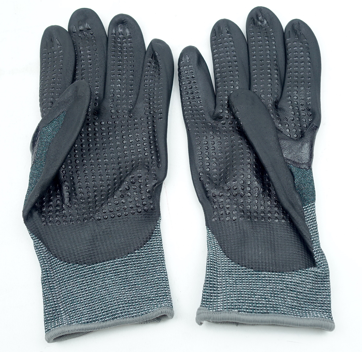 12 Pair MORR Gear M783-2674-1-9L Cut Resistant Gloves Size Large Dot Palm Grip - image 3