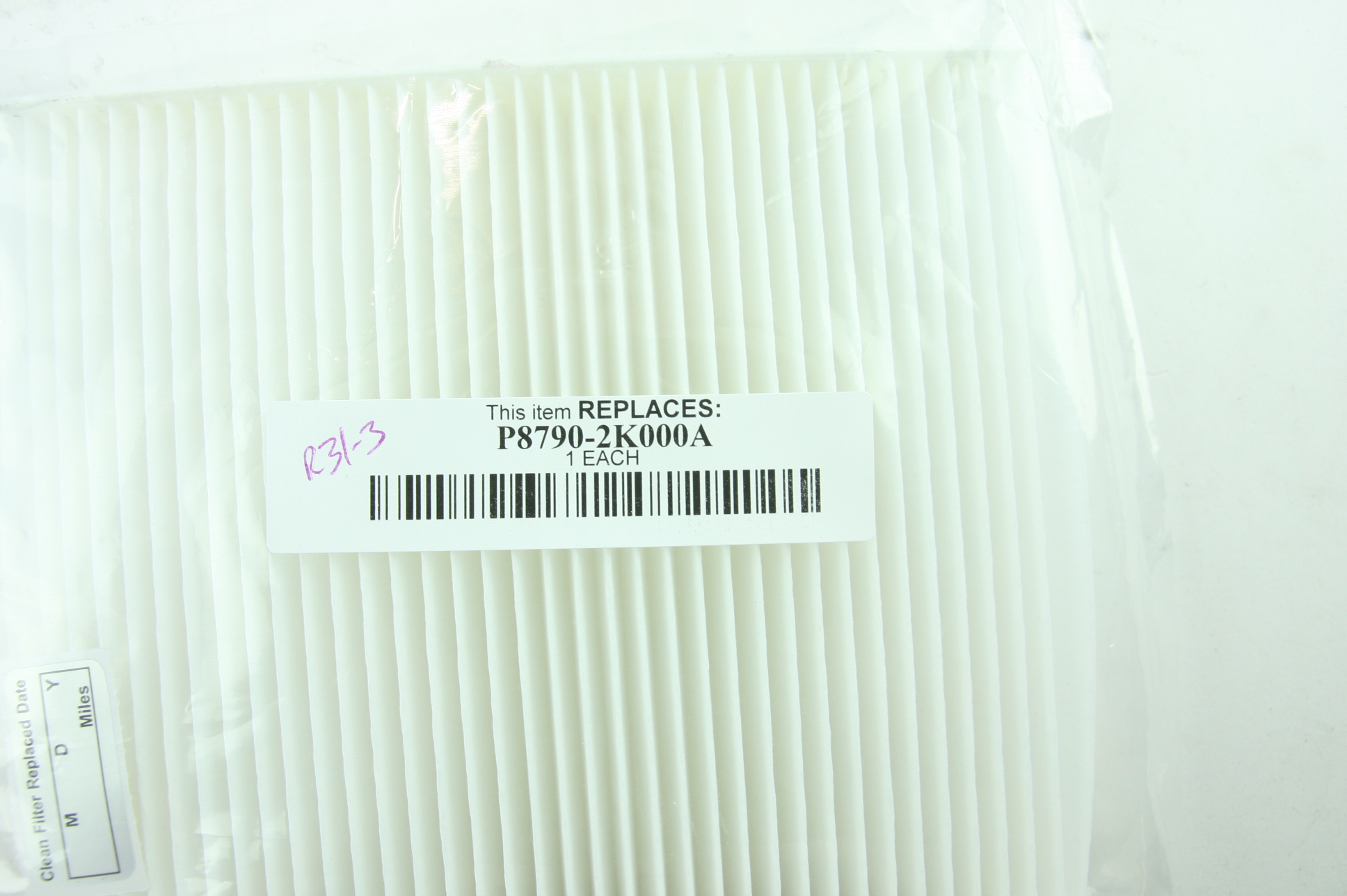 New P8790 2k000a Cabin Air Filter Fits Kia Soul 1 6l 2 0l L4 2010 2013
