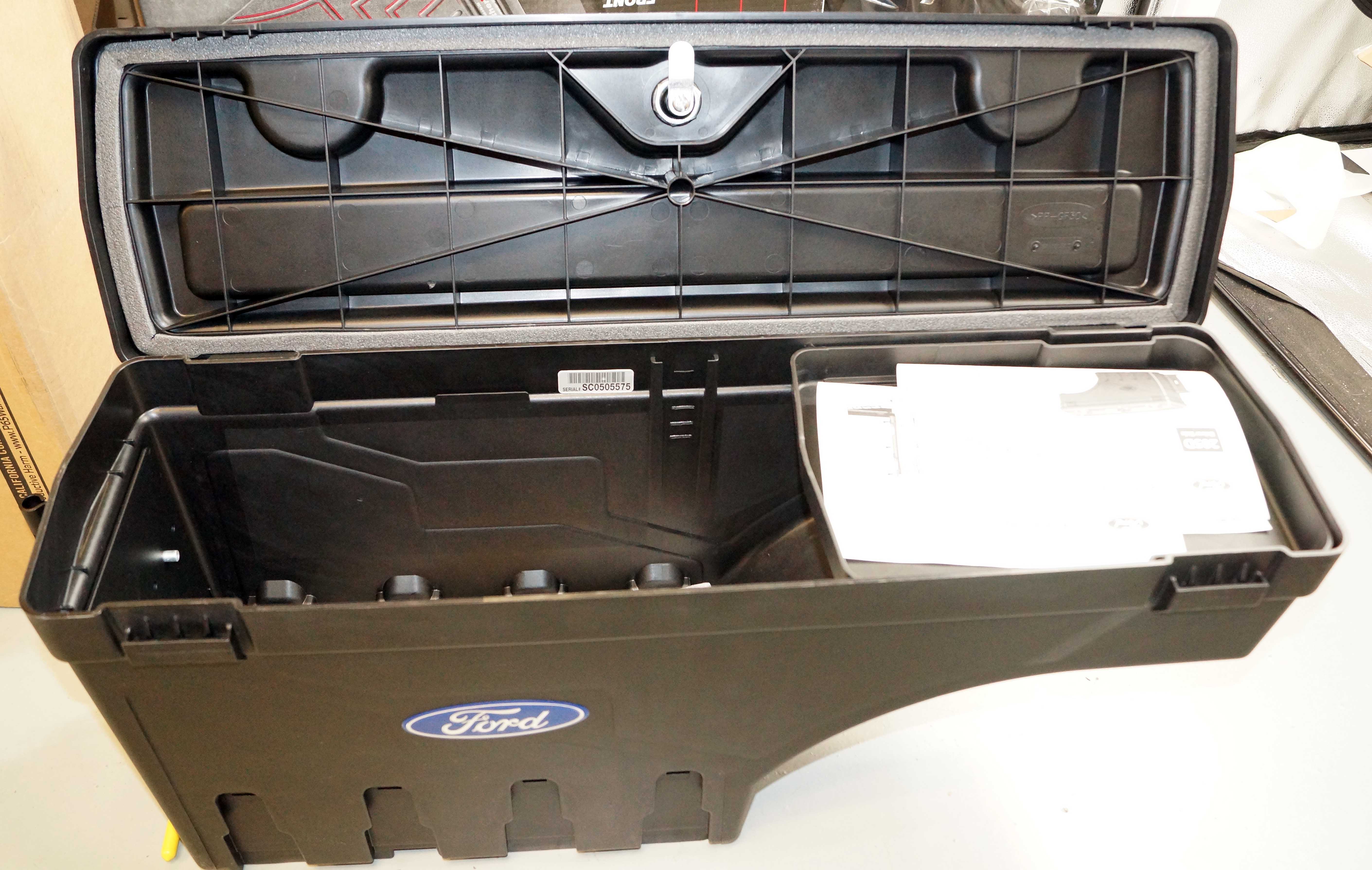 Genuine OEM VHC3Z17N004C Ford 17-18 Super Duty Left Side Bed Pivot Storage Box - image 3